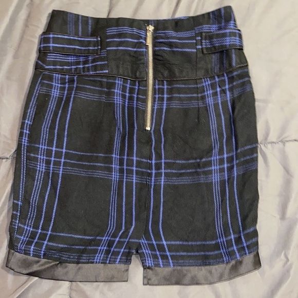 CR Signature Black/Blue Pencil Skirt - Picture 5 of 5